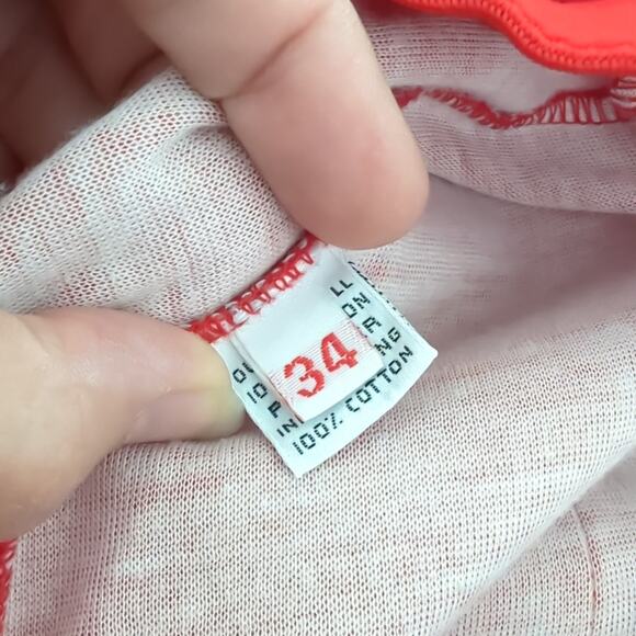 Vintage 80s 70s Burberry Terry Cloth Velour Red Track Pants Size 34x31 Sweatpant - Picture 6 of 9